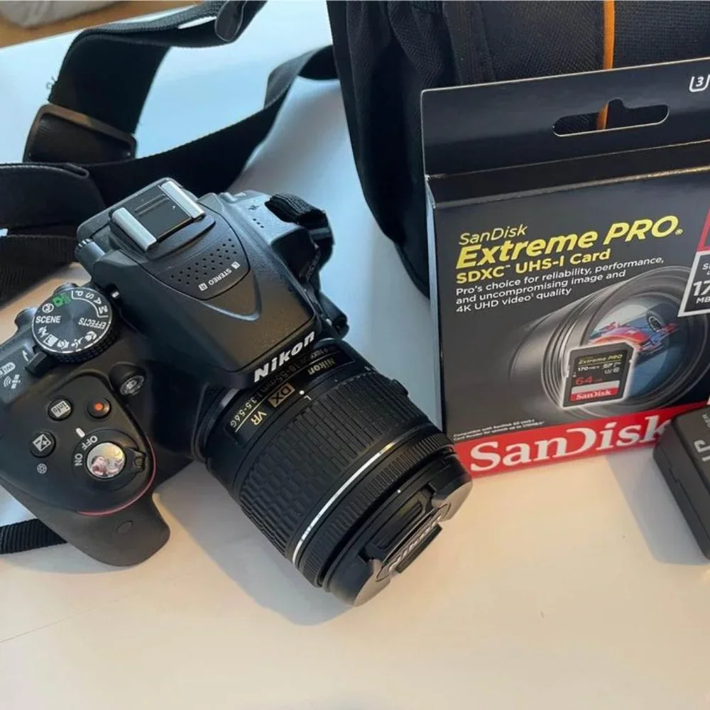 Nikon D5300 Camera with Carrying Case